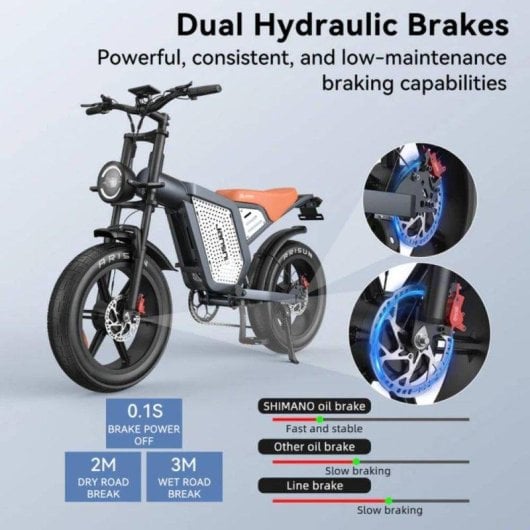 Velo electrique Jansno X60 Double moteur 750 W x 2