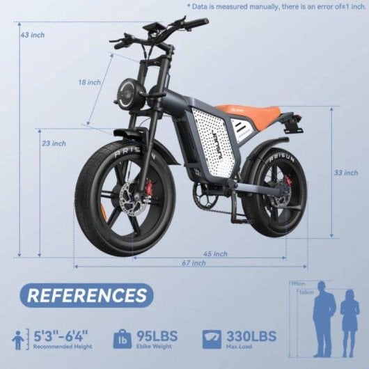 Velo electrique Jansno X60 Double moteur 750 W x 2