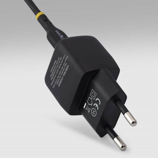 Cargador de pared StarTech USB-C 30W GaN Portátil carga rápida Power Delivery