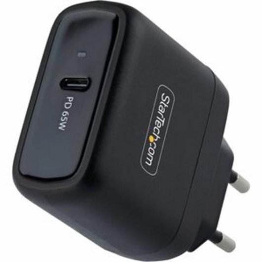 Cargador StarTech USB-C GaN 65W Portátil Negro