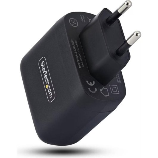Cargador StarTech USB-C GaN 65W Portátil Negro
