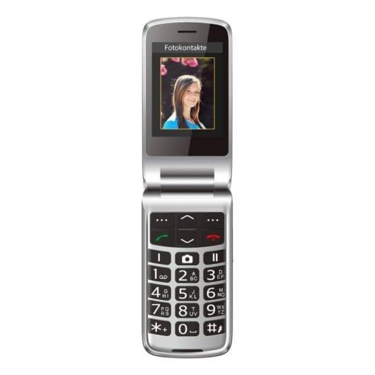 Bea-Fon SL645plus LTE 4G 2,8" cámara 3MP teclado alfanumérico negro plata