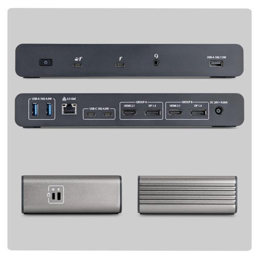 Dock Thunderbolt 5 StarTech.com 4 Monitore 140W USB4