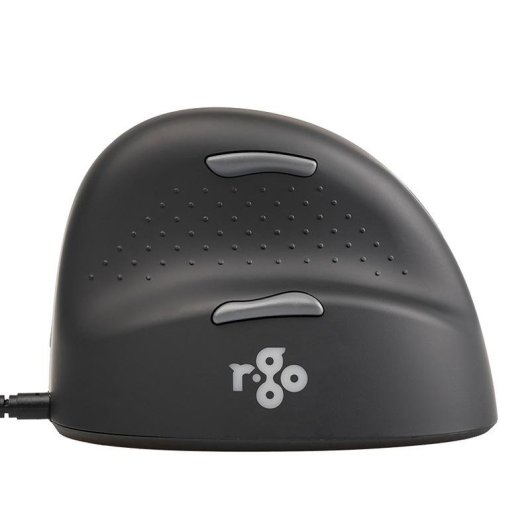 Rato R-Go Tools RGOHBRSWDBL com fio 2400 DPI preto ergonómico destro