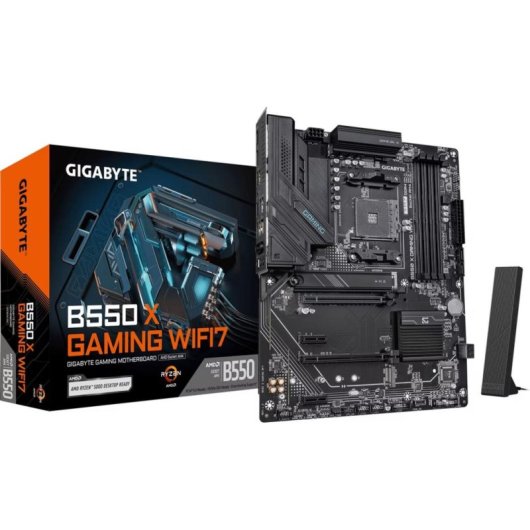 Motherboard Gigabyte B550M Gaming X AMD B550 AM4 DDR4 ATX WiFi 7 2.5GbE RGB