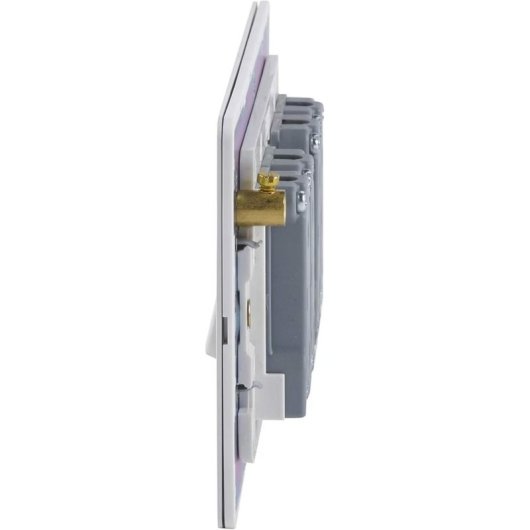 Interrupteur oscillant Schneider Electric GU1442WPW blanc acier inoxydable