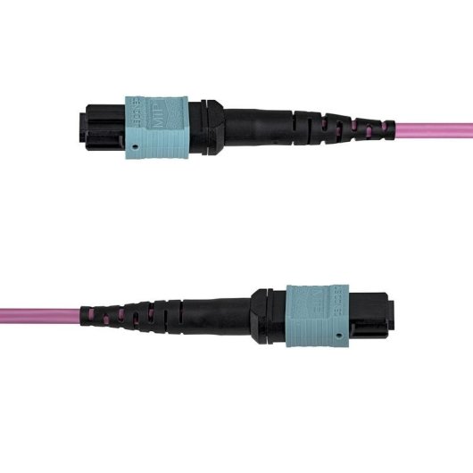 Cable de Fibra Óptica StarTech MTP/MPO OS2 12F Tipo A 5m Plénum OFNP