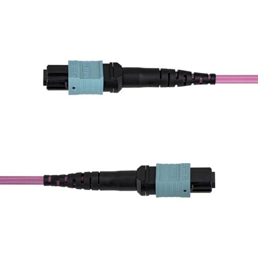 Cable de Fibra Óptica StarTech MTP/MPO OS2 12F Tipo A 5m Plénum OFNP