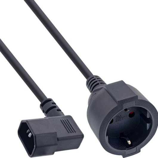 Cable adaptador InLine 16759M C14 a Schuko 3 metros