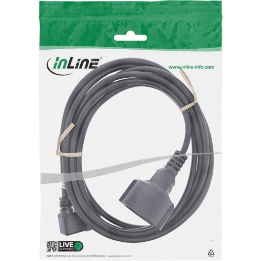 Cable adaptador InLine 16759M C14 a Schuko 3 metros