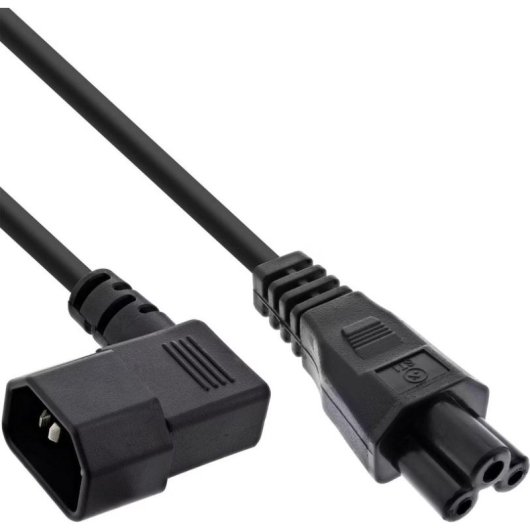 Cable de Alimentación InLine 16751A C14 a C5 Angular 2 metros