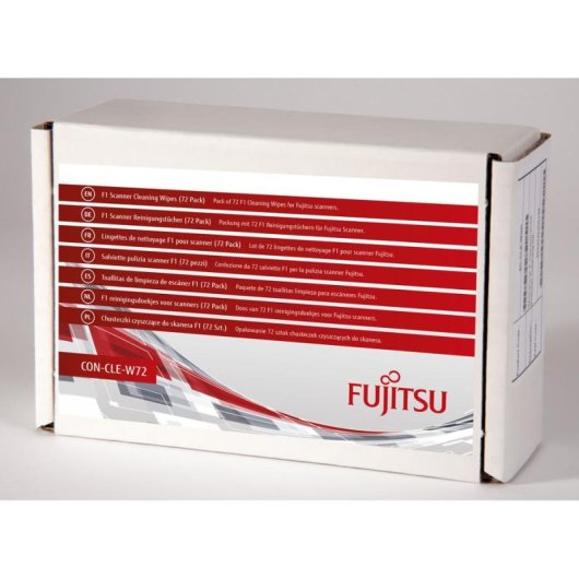 Kit di pulizia Fujitsu per scanner 72 Salviette