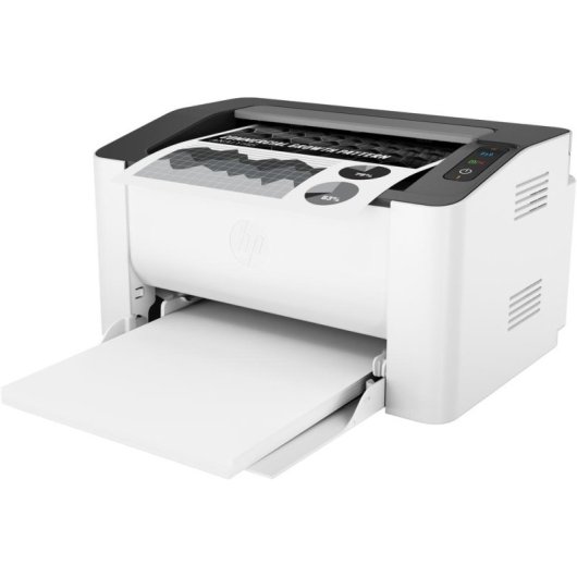 Impresora láser Wi-Fi HP 107w con impresión dúplex y escaneo móvil