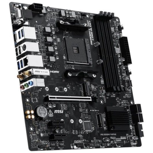 Carte mère MSI B550M-P WiFi6E AMD B550 AM4 DDR4 Micro ATX Bluetooth WLAN