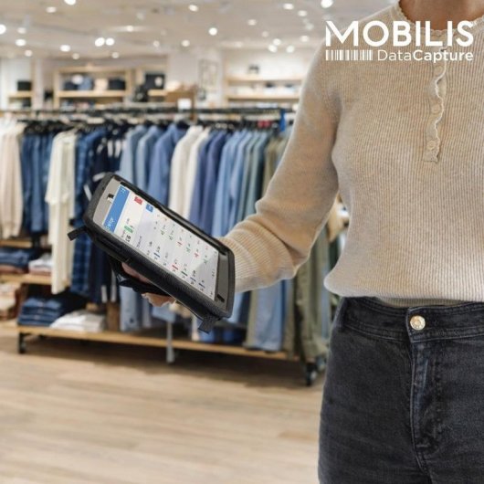 Funda de protección Mobilis 063032 para Zebra ET401 10" resistente a caídas con portabolígrafo
