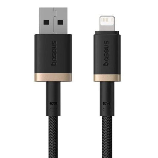 Cable Lightning a USB Baseus 1 m Negro