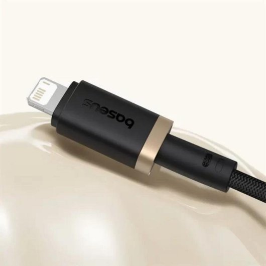 Cable Lightning a USB Baseus 1 m Negro