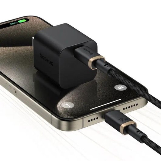 Cable USB-C Baseus Dura Series Carga Rápida 2 m USB 2.0 Negro/Dorado