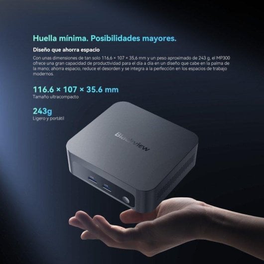 Mini PC Blackview MP300 Intel Core 5 210H 16GB 512GB SSD Intel Graphics Windows 11 Pro