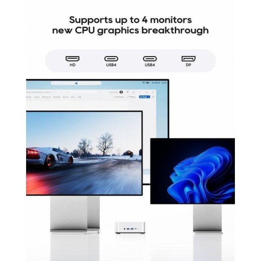 Mini PC AOOSTAR MACO 6850H AMD Ryzen 7 6850H/24GB/1TB SSD/Radeon 780M Windows 11 2x LAN 2.5G