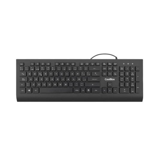 Teclado CoolBox FlatPro membrana con teclas chocolate y cable USB 1,8 m