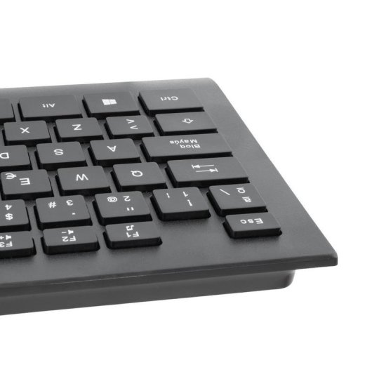 Teclado CoolBox FlatPro membrana con teclas chocolate y cable USB 1,8 m