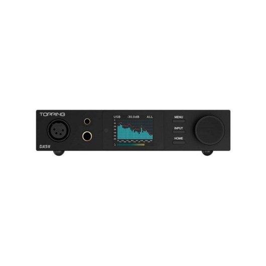 DAC Amplificatore Topping Dx5ii 7600mW RMS Bluetooth 5.1 EQ 10 bande
