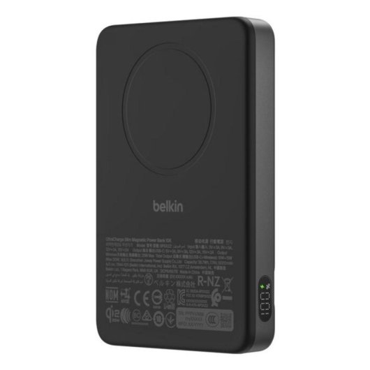 Power Bank Belkin BPD022HQBK 10000 mAh 30 W Carga Inalámbrica Noir