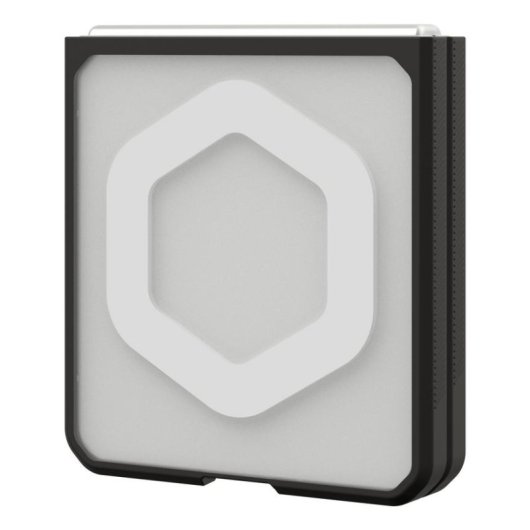 Handyhülle Urban Armor Gear Cover Polycarbonat Weiß Schwarz für Galaxy Z Flip8