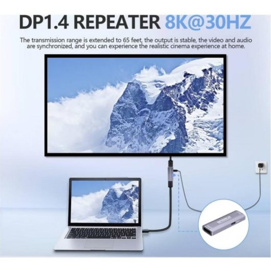 Repeater SpeaKa SP-DPR8K DisplayPort 1.4 8K 60Hz 20m