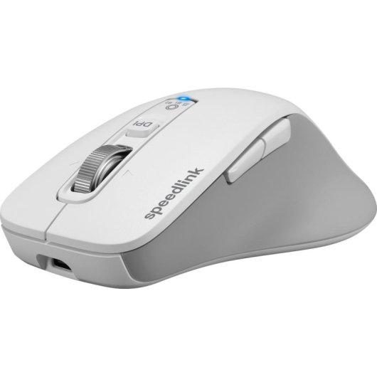 Ratón Speedlink Velora Bluetooth RF Wireless 4800 DPI Blanco recargable