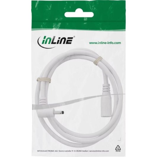 Cable extensión DC Schneider Electric InLine 26906Q 0,2 m conector angular