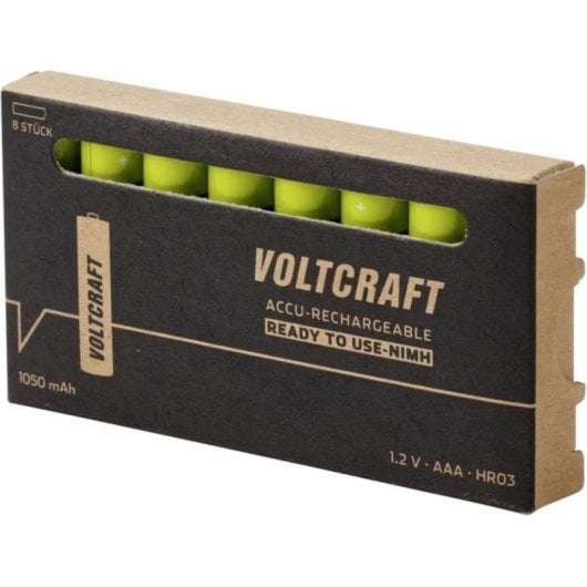 Akku Voltcraft AAA 1050 mAh Packung 8