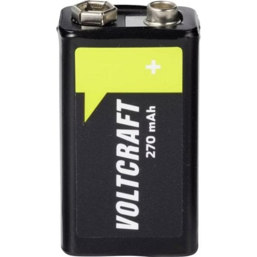 Pila ricaricabile 9V NiMH Voltcraft 270 mAh Pack 4