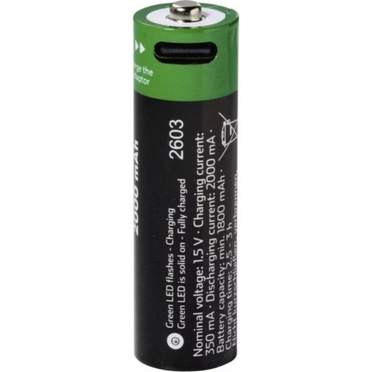 Pila Recargable AA Voltcraft 2000 mAh 1.5 V 4 unites