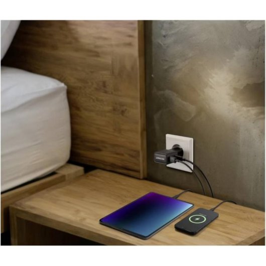 Chargeur de voyage Voltcraft UC-1C1A GaN III USB-C/A 18W