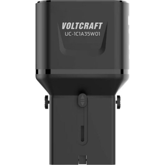 Chargeur de voyage Voltcraft UC-1C1A GaN III USB-C/A 18W