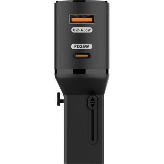 Chargeur de voyage Voltcraft UC-1C1A GaN III USB-C/A 18W