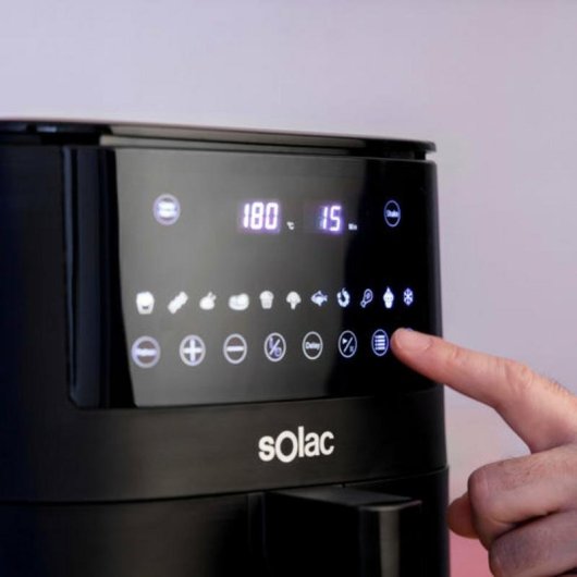 Friggitrice ad Aria Solac FA1521 7L 1650W 11 Programmi Digitali Timer