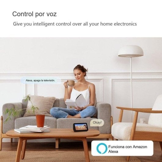 Prise intelligente Imou CE2P Wi-Fi Statistiques de consommation et commande vocale, pack 2