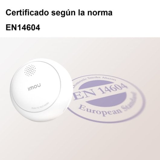 Détecteur de fumée intelligent IMOU ZSM1 Zigbee Batterie longue durée Alarme 85 dB