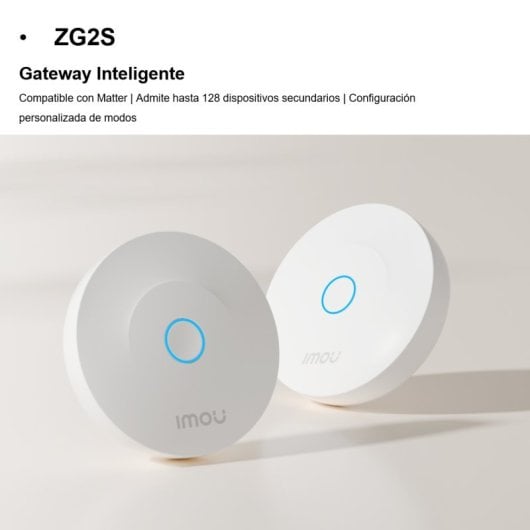 Detetor de Fumo Inteligente IMOU ZSM1 Kit-EU-6 Zigbee Wi-Fi Gateway
