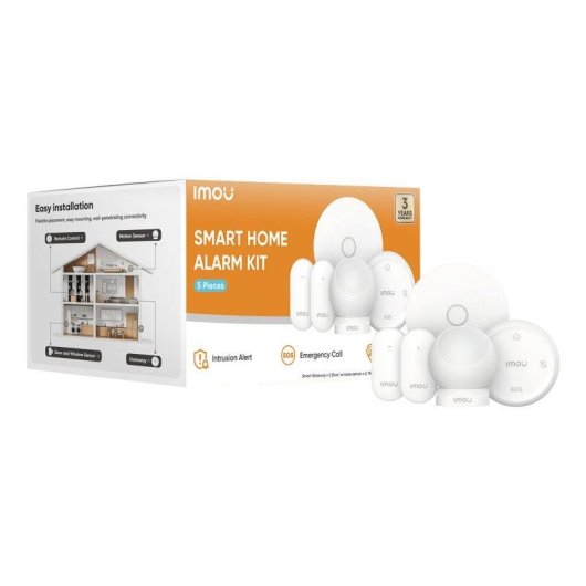 Alarma Imou Home Alarm Kit Zigbee Wifi Inalámbrica Interior Sensor Movimiento