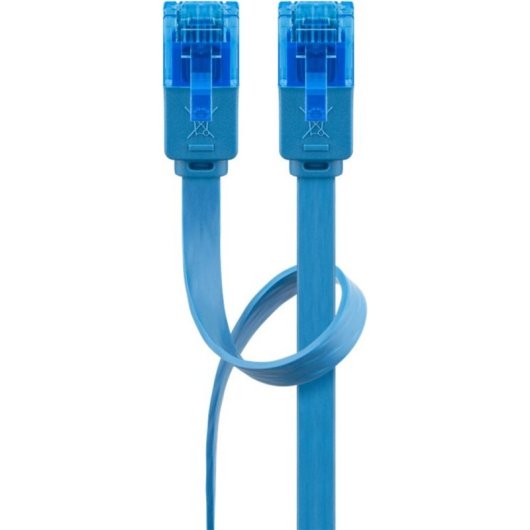 Cable reseau Goobay 96306 Cat6a UTP 1 m Bleu
