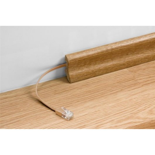 Cavo Goobay 96312 Cat6a 1 m U/UTP RJ-45 piatto nero