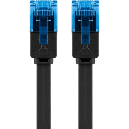 Cavo Goobay 96312 Cat6a 1 m U/UTP RJ-45 piatto nero