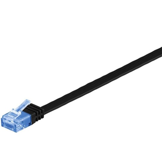 Cavo Goobay 96312 Cat6a 1 m U/UTP RJ-45 piatto nero