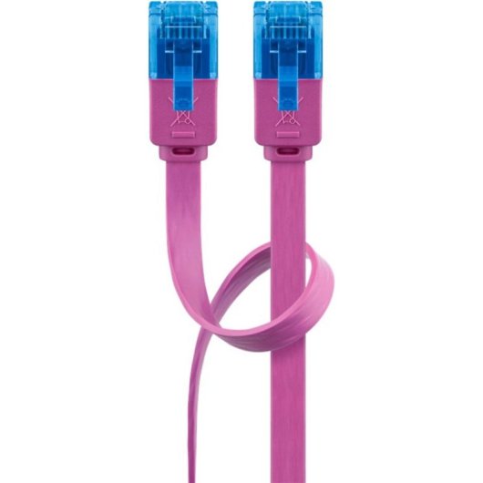 Cable de red Goobay 96320 2 m Cat6a U/UTP RJ-45 Magenta