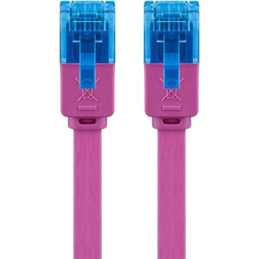 Cable de red Goobay 96320 2 m Cat6a U/UTP RJ-45 Magenta
