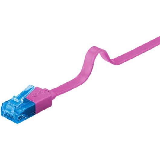 Cable de red Goobay 96320 2 m Cat6a U/UTP RJ-45 Magenta